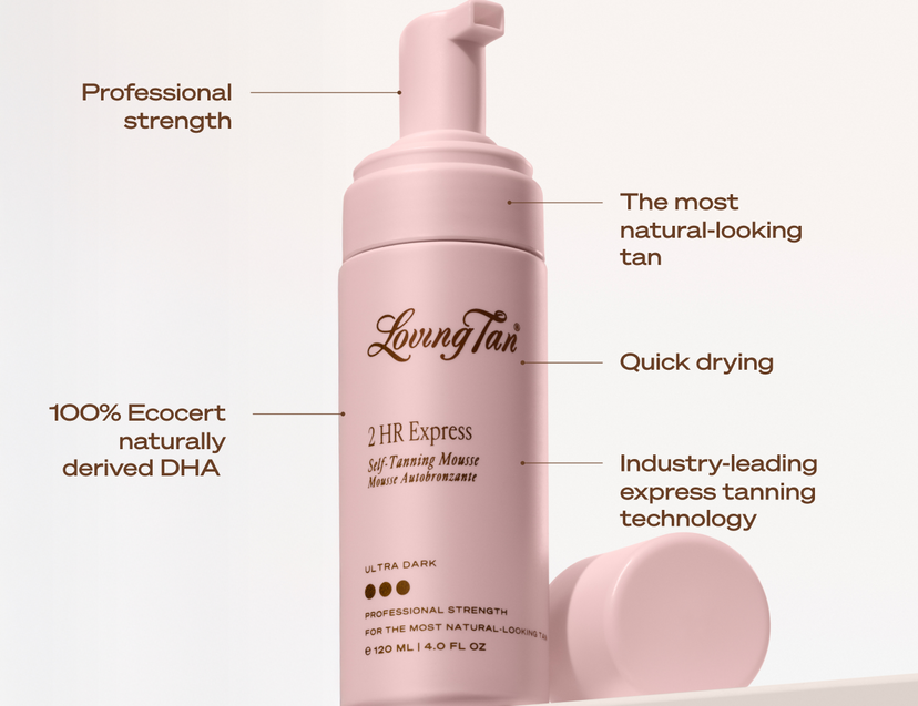 FAQ Banner of 2 HR Express Self-Tanning Mousse Ultra Dark 200ml