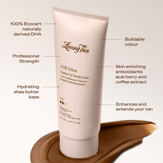 8 HR Deluxe Gradual Self-Tanning Lotion Dark