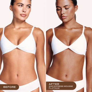 2 HR Express Platinum Self-Tanning Mousse 200ml