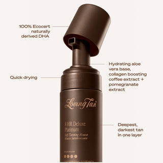 8 HR Deluxe Platinum Self-Tanning Mousse 200ml
